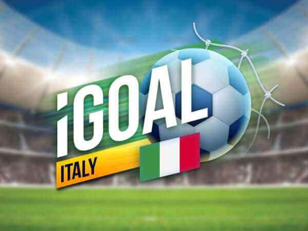 Un'immagine vibrante e calcistica del gioco 'iGoal Italy', che celebra la passione per il calcio e l'orgoglio dell'Italia.